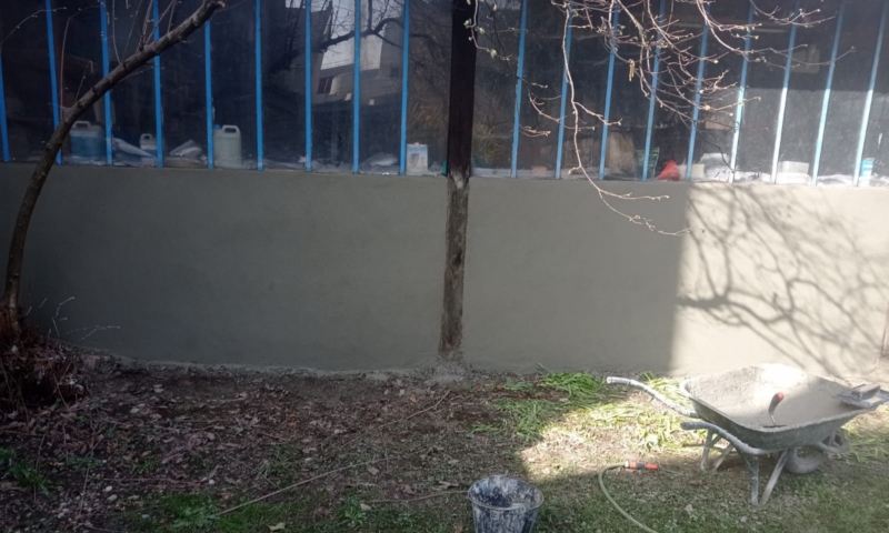 Enduit mur en parpaing